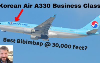 Korean Air A330 Business Class to Ulaanbaatar, Mongolia