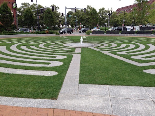 Boston's Armenian Heritage Park is home to a pretty cool Labyrinth. I never thought I'd say those words together.