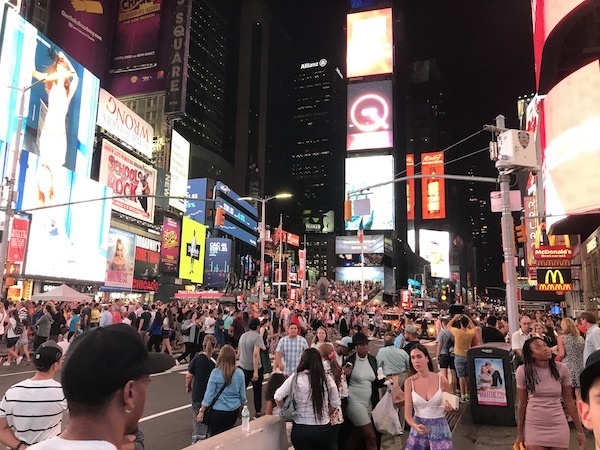 Time Square in nighttime