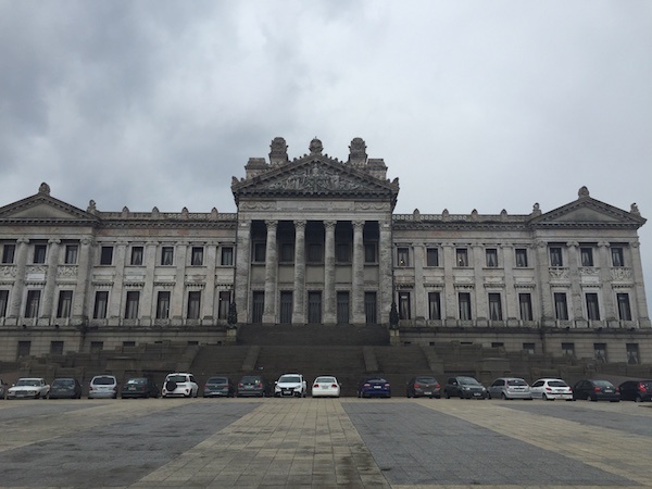 Construction began in 1904. The building is where the Uruguayan Parliament meets. It's really stunning.