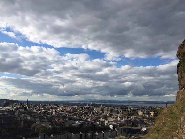 The City from Holyrood Park.