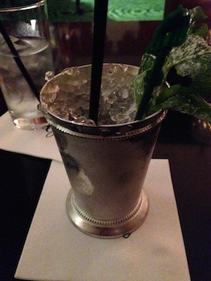 Fortunately, a mint julep dulled the pain Malcolm caused.
